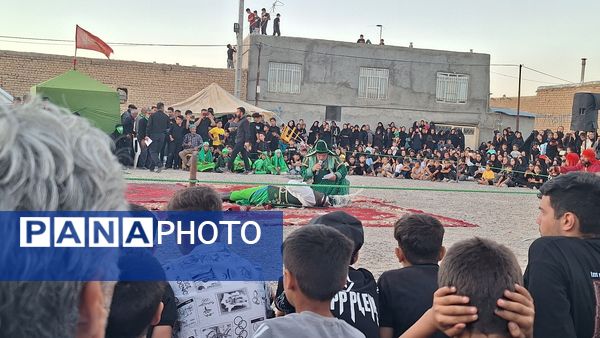 مراسم تعزیه خوانی حسینی در روستای حسین آباد شهرستان شیروان