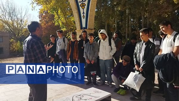 غبارروبی مزار مزار شهید دانش آموز اردوگاه شهید رجایی باغرود