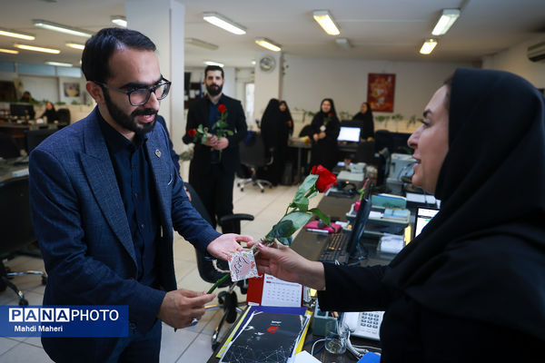 بازدید رئیس باشگاه دانش پژوهان جوان از خبرگزاری پانا