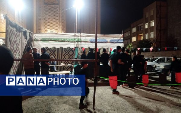 برگزاری مراسم شب سوم محرم به‌صورت باشکوه در مجمع انصارالحسین