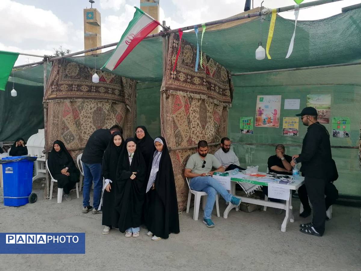 برپایی موکب عاشورایی اربعین حسینی در شیروان