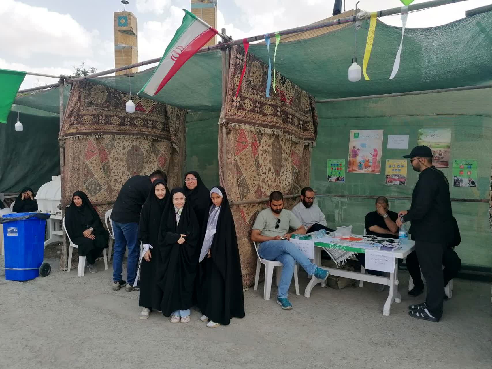 برپایی موکب عاشورایی اربعین حسینی در شیروان