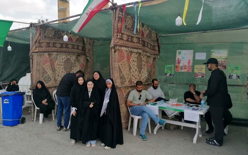 برپایی موکب عاشورایی اربعین حسینی در شیروان