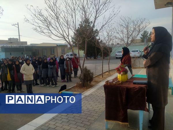 افتتاحیه هفته ماه ها در دبیرستان دخترانه امید 
