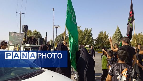حرکت عشاق اهل بیت از موکب علی اصغری فدافن درآغازین لحظات اربعین حسینی
