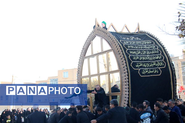 دسته عزای شهادت حضرت فاطمه الزهرا (س) در امامشهر یزد