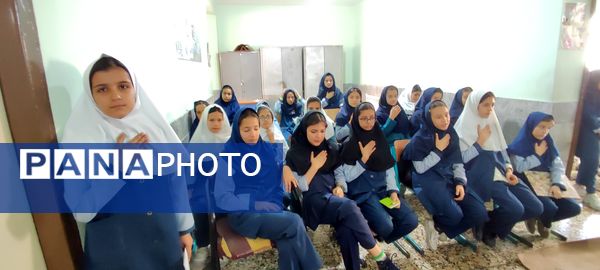 مراسم عزاداری شهادت حضرت فاطمه زهرا(س) در مدرسه شهید خاقانی شیروان