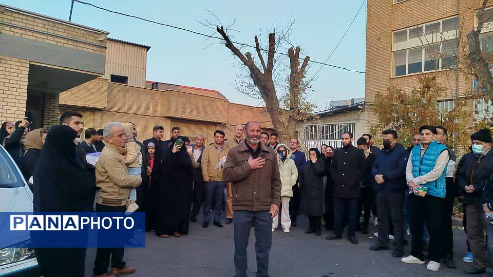 مراسم بدرقه زائران عمره مفرده ویژه دانش‌آموزان پسر استان آذربایجان شرقی