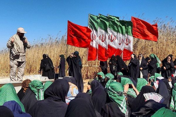 آیین اعزام دانش‌آموزان اسلامشهر به اردوی راهیان نور