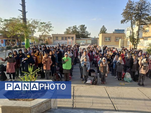 مراسم صبحگاه در شهرستان کاشمر