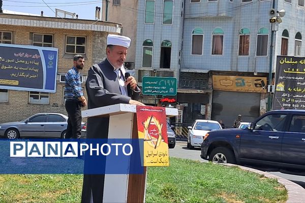 خروش وحدت‌آفرین مردم سنندج در حمایت از مظلومان فلسطین