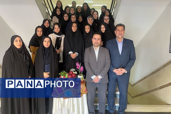 حضور و بازدید مسئولان آموزش‌وپرورش از اردوی مطالعاتی نوروزی دبیرستان نمونه سمیه شهرستان پیشوا