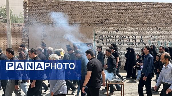 پیاده‌روی جاماندگان اربعین در اشکذر