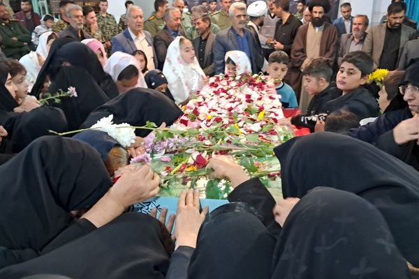 عزاداری دهه دوم فاطمیه با حضور شهید گمنام در دهستان شوراب صغیر  