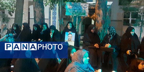 مراسم مهمانی شهدا در گلزار شهدای بهشت فضل نیشابور 