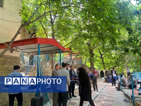 مراسم تجلیل از همکاران فعال حوزه پرورشی شهرستان‌های مانه و سملقان در بوم گردی زو علیا