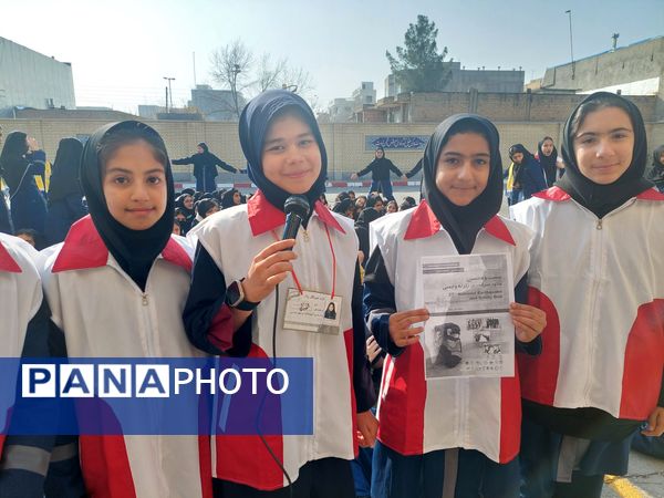 مانور زلزله در مدرسه مرحوم عباسی ملکان