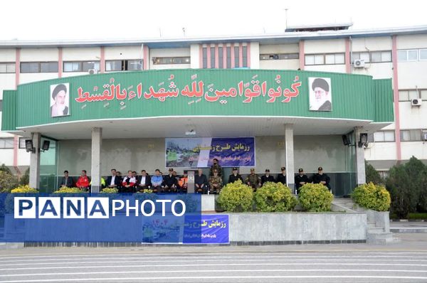 برگزاری رزمایش طرح زمستانه پلیس‌راه فرماندهی انتظامی استان گلستان