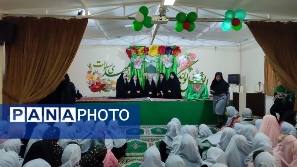 جشن عید مبعث در دبستان شاهد حاج تقی آقا بزرگ مشهد