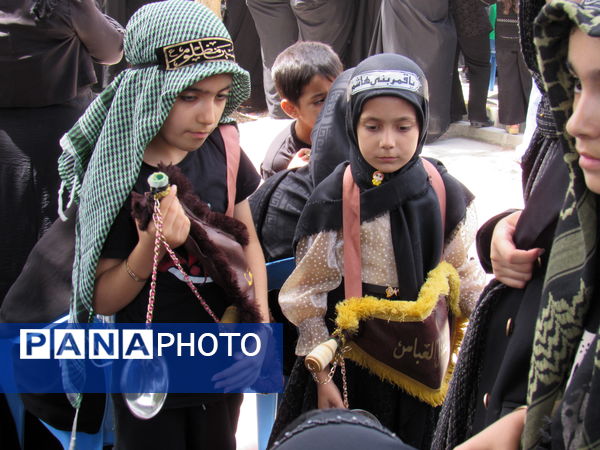 مراسم تاسوعای حسینی در کامیاران 