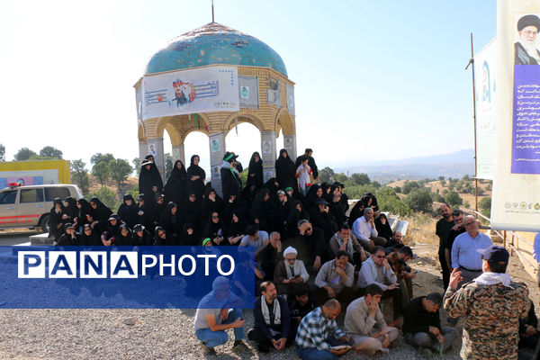 بازدید معلمان از یادمان محل شهادت سردار شهید «مهدی زین الدین»