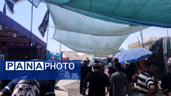 از تصاویر شهدا تا سفره‌های مهربانی در مسیر اربعین