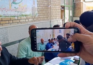 جمعه خدمت؛ میز خدمت در نمازجمعه شهر سفیددشت 