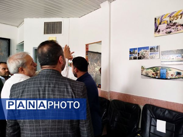 بازدید مشاور وزیر آموزش و پرورش از مدارس آسیب‌دیده کاشمر