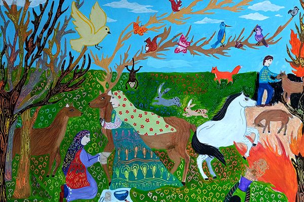 دستیابی سه عضو کانون پرورش فکری کودکان و نوجوانان اردبیل به جایزه‌ جهانی مسابقات نقاشی ژاپن 