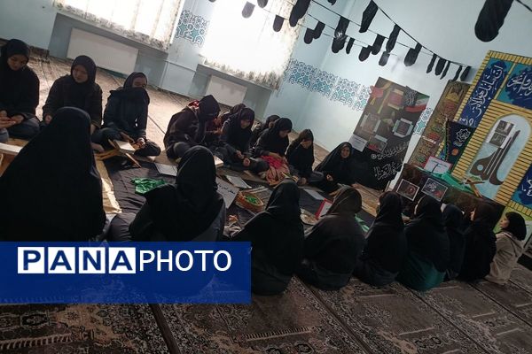 پیوند دل‌های دانش‌آموزان شهرقدس در سوگ حضرت زهرا(س)