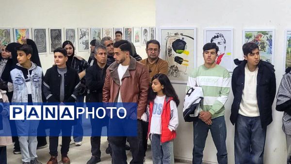 اختتامیه نمایشگاه طراحی و نقاشی هنرمندان آموزشگاه هنری فروردین شهرستان نظرآباد