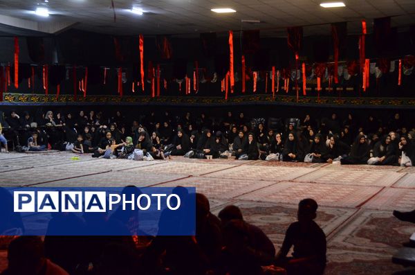 مراسم عزاداری هیئت فرهنگیان در نیشابور 