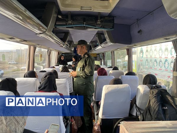 اعزام دانش‌آموزان شهرستان مه‌ولات به اردوی راهیان نور
