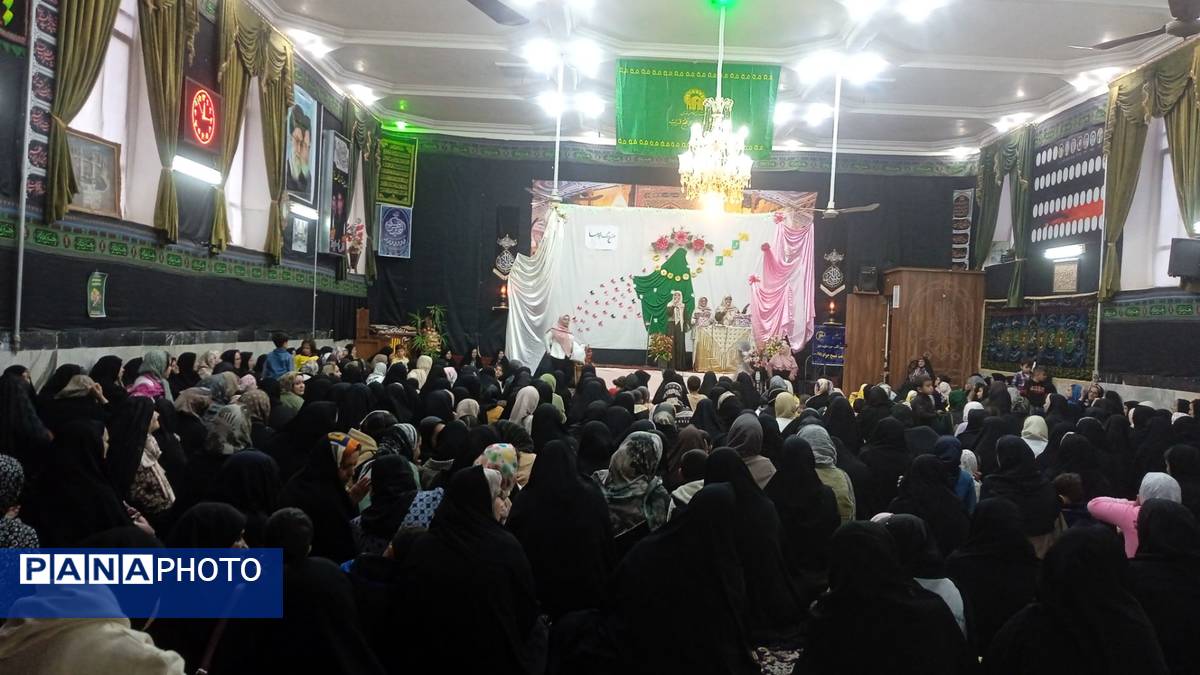جشن میلاد حضرت زهرا(س) در تکیه علی اکبری فدافن