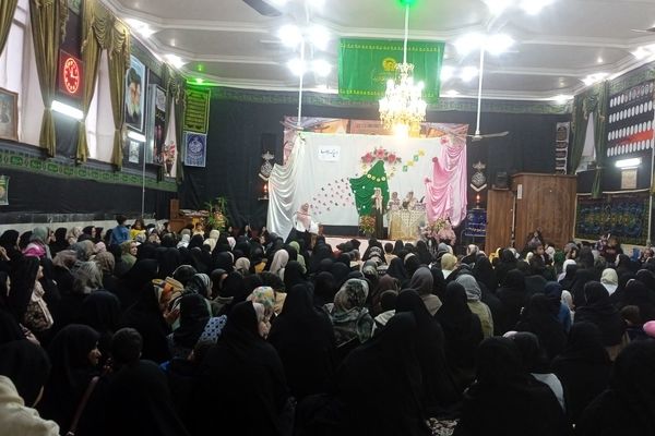 جشن میلاد حضرت زهرا(س) در تکیه علی اکبری فدافن