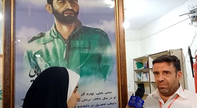 حضور مردم در چهاردهمین دوره انتخابات ریاست‌جمهوری در دبستان شهید بابایی ناحیه ۵ اصفهان