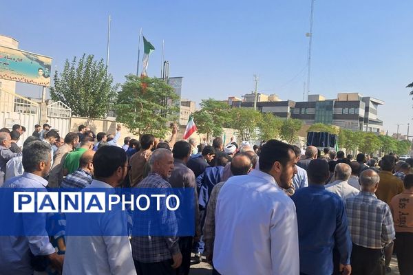 همبستگی مردم ولایتمدار نسیم‌شهر در راهپیمایی علیه رژیم صهیونیستی