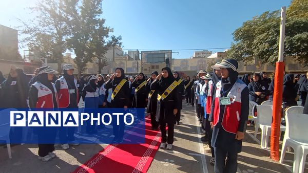 افتتاحیه طرح آهن یاری در دبیرستان کوثر فرهنگیان