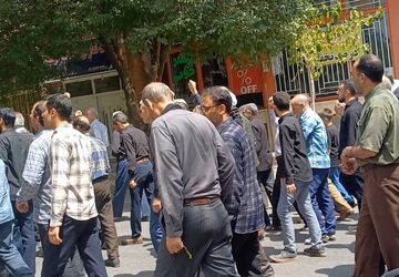 راهپیمایی مردم همیشه در صحنه شهرستان کوهپایه درپی شهادت اسماعیل هنیه 