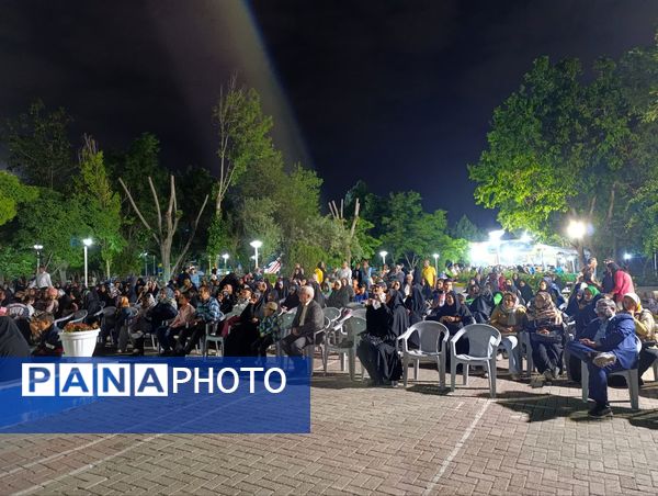 جشن دهه کرامت و ولادت امام هشتم شیعیان در پارک نیلوفر آبی مشهد مقدس