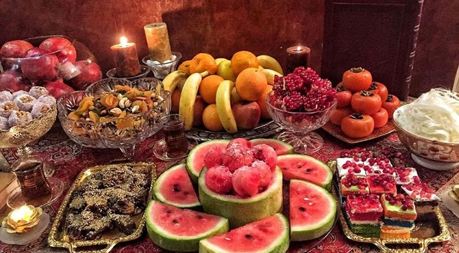 حس‌وحال مردم کرج از شب یلدا 