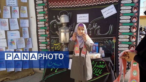 برپایی موکب فاطمیه در مدرسه تجلی عشق و ارادت دانش‌آموزان به حضرت زهرا (س)