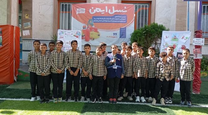  گرامیداشت روز آتش نشانی و ایمنی در مجتمع آموزشی یاسین شیراز