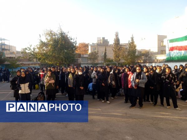 انتخابات شورای دانش آموزی در دبیرستان دخترانه انیس خوش قدم