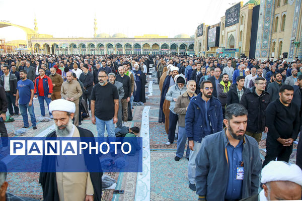 اقامه نماز طلب باران در مسجد مقدس جمکران
