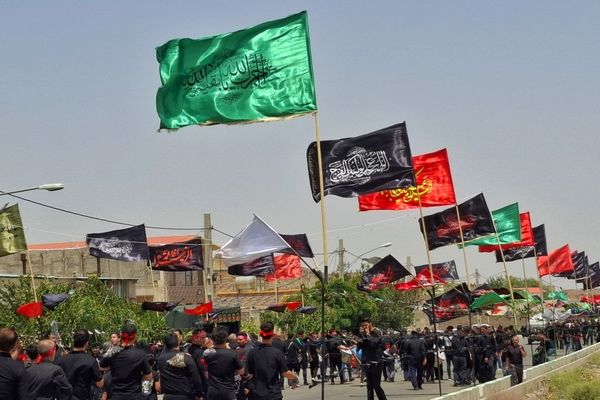 سوگواری روز عاشورا در شهر کهک قم