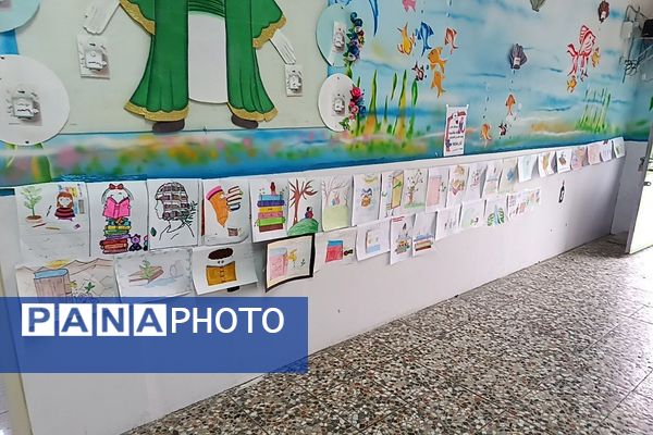 جشن دانایی در دبستان مهران؛ هفته کتاب با شور دانش‌آموزان دختر مهران