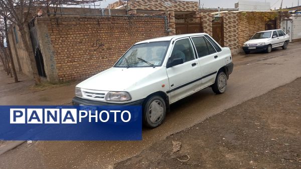 بارش  باران پاییزی در نیشابور