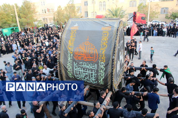 آیین نخل‌برداری شهادت امام رضا (ع) در یزد