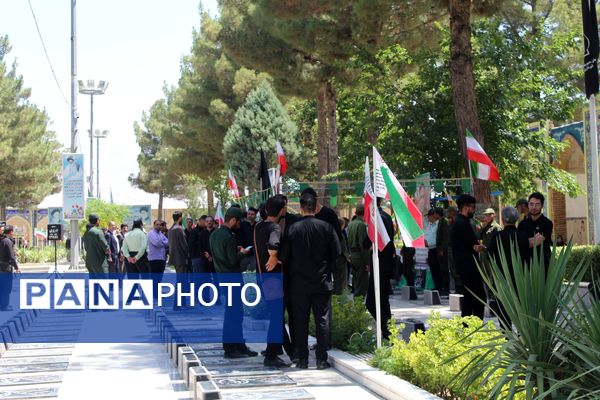 مراسم تشییع و تدفین پیکر مطهر شهید امنیت در شهرستان نیشابور 